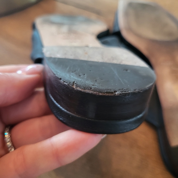 Jimmy Choo black leather Narisa flat sandals - Picture 8 of 8